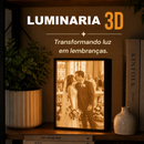 Luminária Led Porta Retrato Foto 3d Personalizada Lithophane