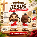 Chaveiro Miniatura Jesus Cristo Presente Religioso