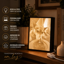 Luminária Led Porta Retrato Foto 3d Personalizada Lithophane