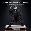 Boneco Colecionador Ghostface Pânico Estátua Dinâmica 16cm