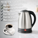 Chaleira Elétrica 1,8L Prysmalux 127V 1000W Eficiência e Estilo