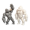 Brinquedo Articulado 3D Congo Para Pintar Design Exclusivo Webshopfy