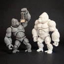 Brinquedo Articulado 3D Congo Para Pintar Design Exclusivo Webshopfy