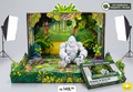 Gorila Brinquedo 3D Para Pintar Articulado Design Exclusivo Webshopfy