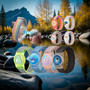 Mili Rastreador AirTag Android bluetooth + Pulseira Ballistic