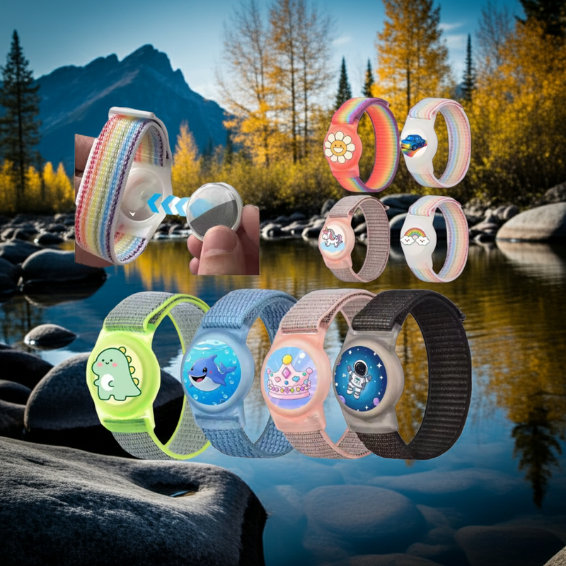 Mili Rastreador AirTag Android bluetooth + Pulseira Ballistic