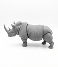 Rinoceronte Articulado Impressão 3D – Colecionável Personalização Flexível