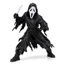 Boneco Colecionador Ghostface Pânico Estátua Dinâmica 16cm