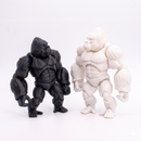 Boneco Macaco Gorila Articulado 3D – Figura de Ação Colecionável e Flexível