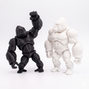 Boneco Macaco Gorila Articulado 3D – Figura de Ação Colecionável e Flexível