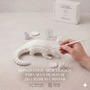 Brinquedo Articulado 3D Para Pintar – Design Exclusivo 03 Unidades