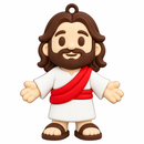 Chaveiro Miniatura Jesus Cristo Presente Religioso