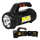 Lanterna de Mão Recarregável LED com Kit de Ferramentas BOM-4504 – Potente e Portátil