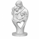 Escultura Decorativa Dia Dos Pais Branco Mármore Design Webshopfy