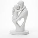 Escultura Decorativa Dia Dos Pais Branco Mármore Design Webshopfy