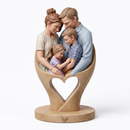 Escultura Decorativa Dia Dos Pais Branco Mármore Design Webshopfy