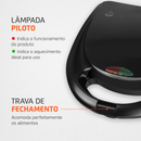Sanduicheira Elétrica 127V Oasis Market  Antiaderente OIH-5505