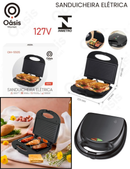 Sanduicheira Elétrica 127V Oasis Market  Antiaderente OIH-5505
