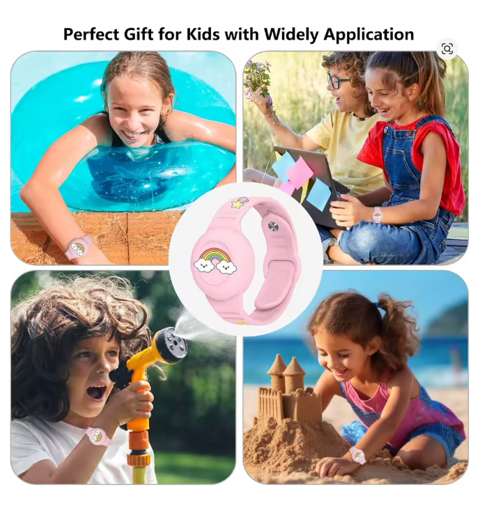 MiLi Rastreador AirTag Android bluetooth + Pulseira Silicone Airtag