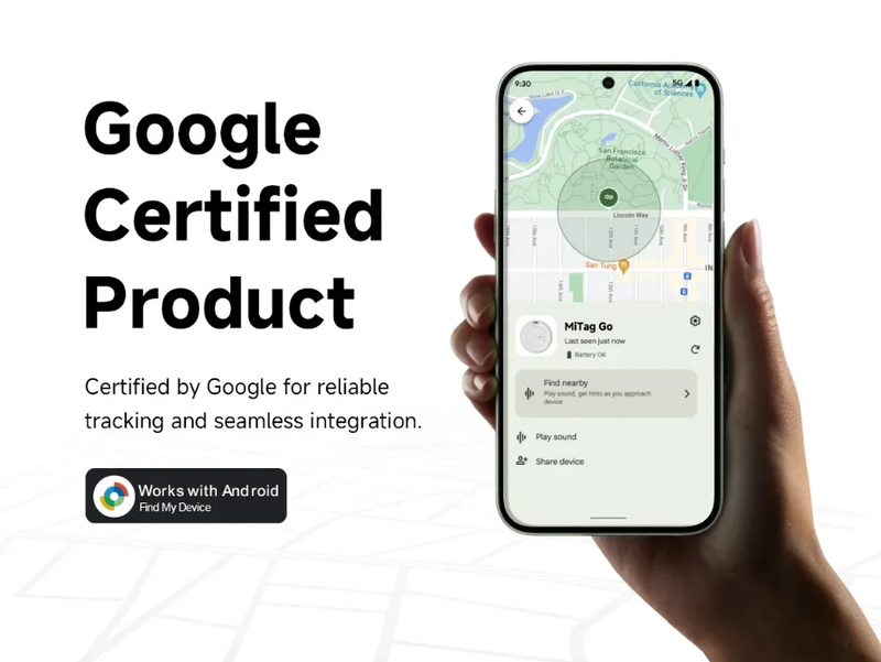 Mili Rastreador AirTag Android bluetooth + Pulseira Ballistic