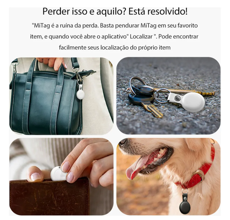 MiLi Rastreador inteligente MiTag Go Android  bluetooth 1 Pack