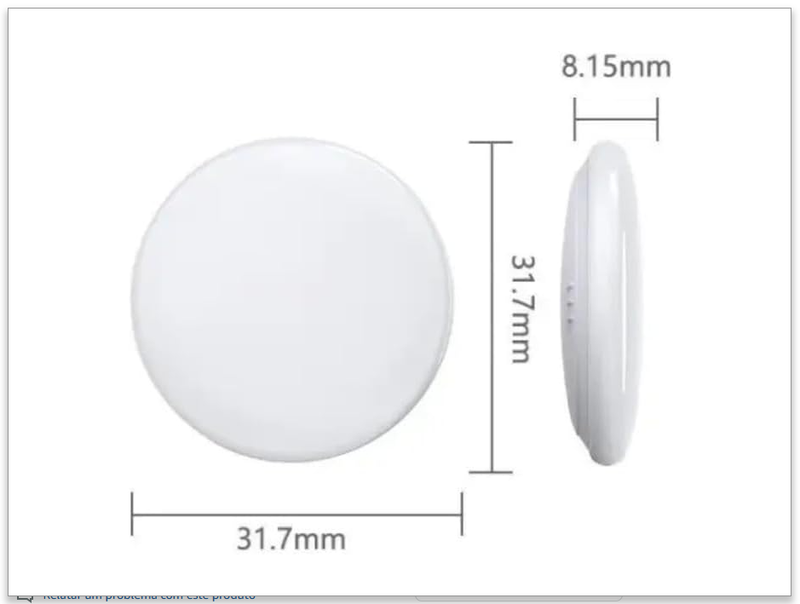 Mili Rastreador AirTag Android bluetooth + Pulseira Ballistic