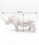 Rinoceronte Articulado Impressão 3D – Colecionável Personalização Flexível