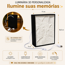 Luminária Led Porta Retrato Foto 3d Personalizada Lithophane