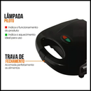 Sanduicheira Elétrica 127V Oasis Market  Antiaderente OIH-5505