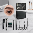 Kit Design De Sobrancelhas Completo Com Pinça Tesoura 10pcs