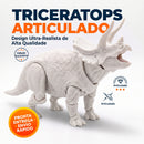 Triceratops Articulado Action Figure Dinossauro Realista Colecionável Flexível