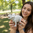 Triceratops Brinquedo Articulado 3d Para Pintar Design Webshopfy
