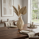 Vaso Decorativo Escultural Ondas Design Sofisticação Elegância Exclusivo.