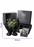 Vaso Decorativo Mãos de Afeto Esculpido Formato Coração Design Exclusivo