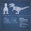 Brinquedo Articulado 3d Velociraptor Para Pintar Design Webshopfy