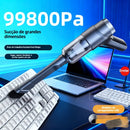 Aspirador portátil 6 em 1 sem fio, uso doméstico e automotivo recarregável