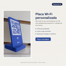 Placa de QR Code Com Relevo Personalizada Impressão 3D