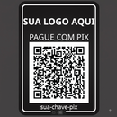 Placa de QR Code Com Relevo Personalizada Impressão 3D
