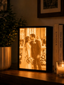 Luminária Led Porta Retrato Foto 3d Personalizada Lithophane