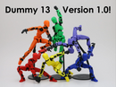 Boneco Articulado Dummy 13 Alta Precisão Acabamento Premium