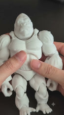 Brinquedo Articulado 3D Congo Para Pintar Design Exclusivo Webshopfy