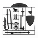 Conjunto de Armas Táticas Premium para Boneco Dummy 13