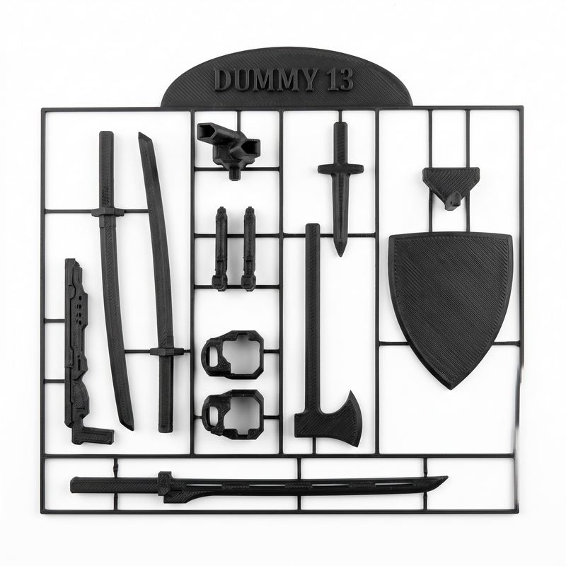 Conjunto de Armas Táticas Premium para Boneco Dummy 13
