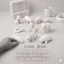 Brinquedo Articulado 3D Para Pintar – Design Exclusivo 06 Unidades