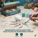 Brinquedo Articulado 3D Para Pintar – Design Exclusivo 06 Unidades
